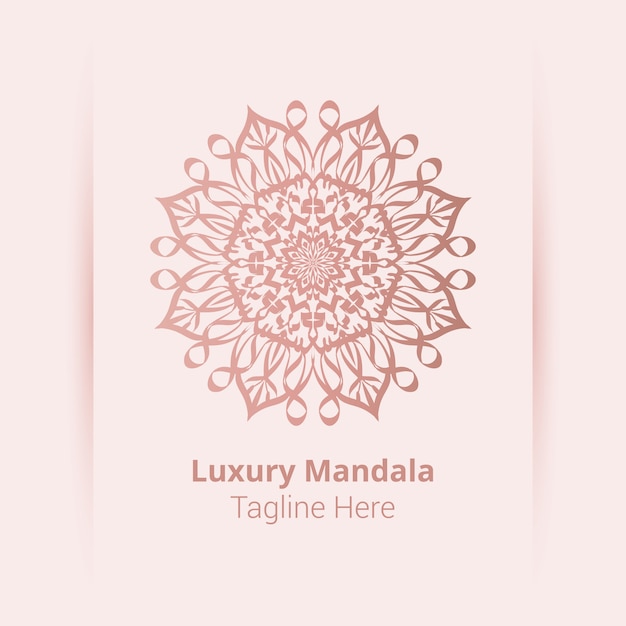 Modèle De Logo De Mandala De Luxe