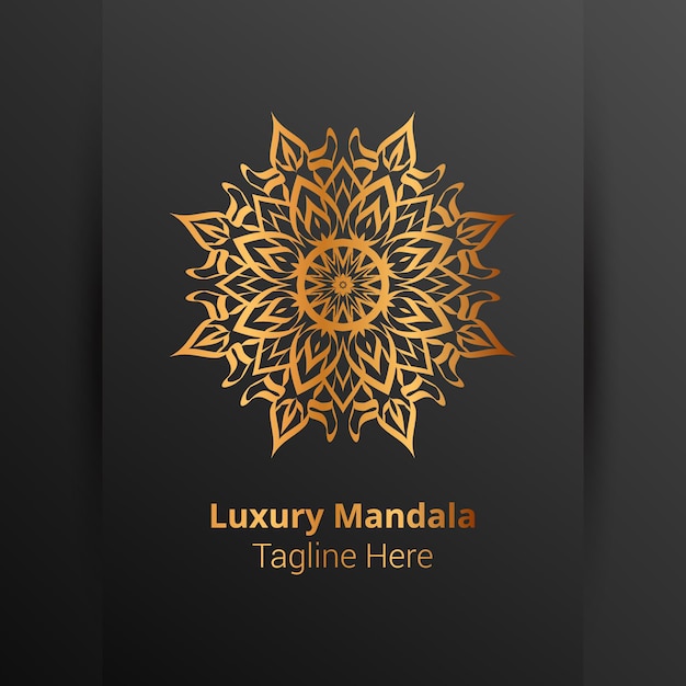 Modèle De Logo De Mandala Ornemental De Luxe