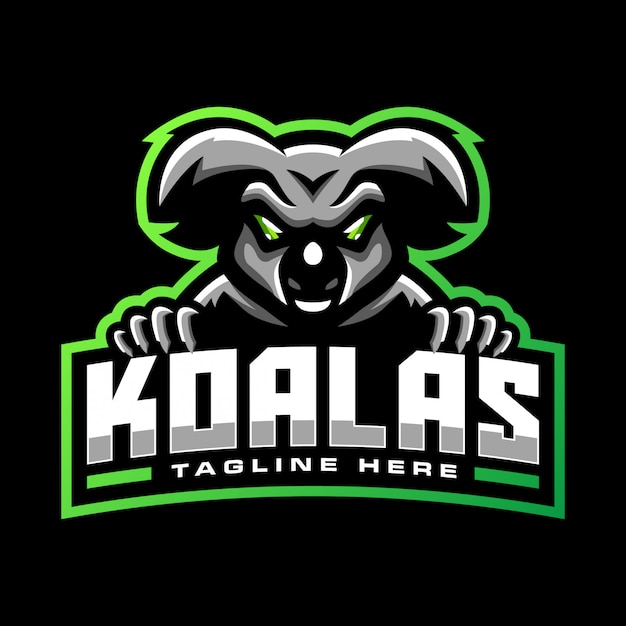 Modèle De Logo Mascotte Koala