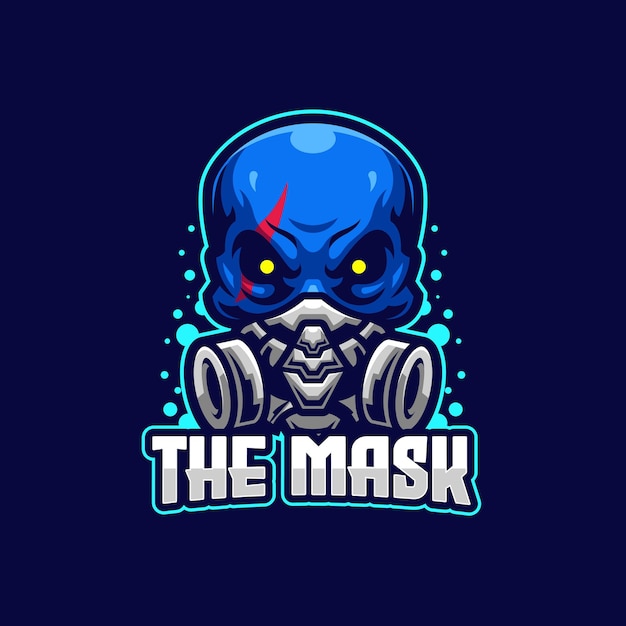 Le Modèle De Logo Mask Esports