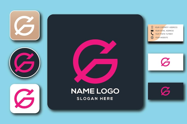 Modèle De Logo Monogramme G
