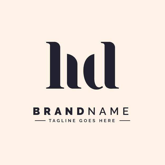 Modèle De Logo Monogramme Hd