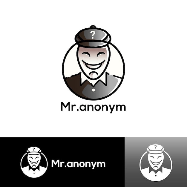 Modèle De Logo Mr Anonyme