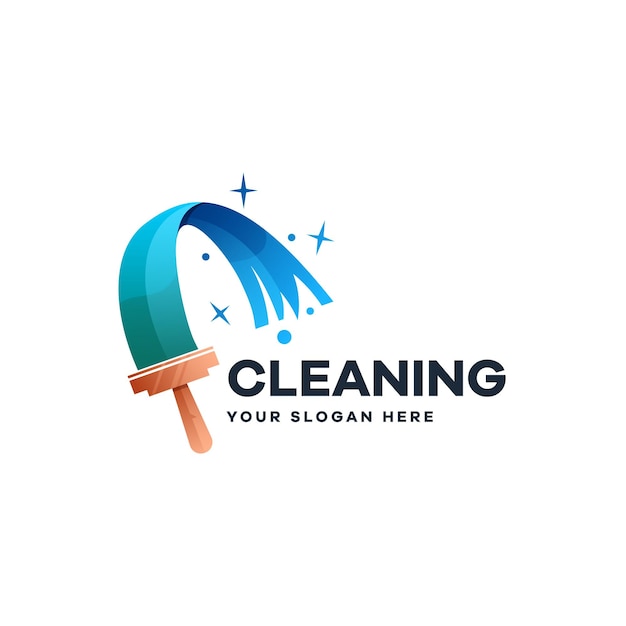 Modèle De Logo De Nettoyage Vectoriel