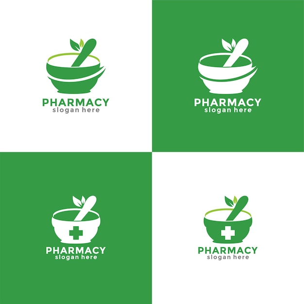 Modèle de logo de pharmacie