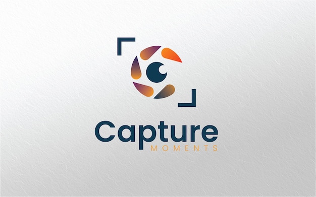 Modèle de logo de photographie vecteur gratuit
