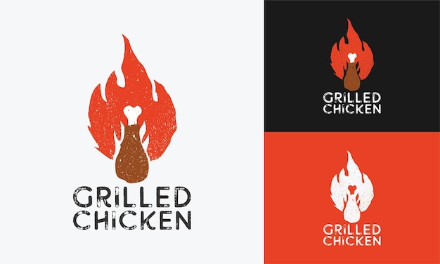 modèle de logo pour restaurant barbecue