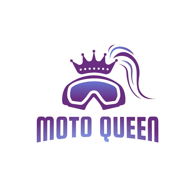 Modèle De Logo Reine Moto