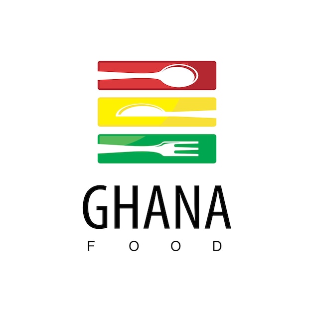 Vecteur modèle de logo de restaurant ghanéen