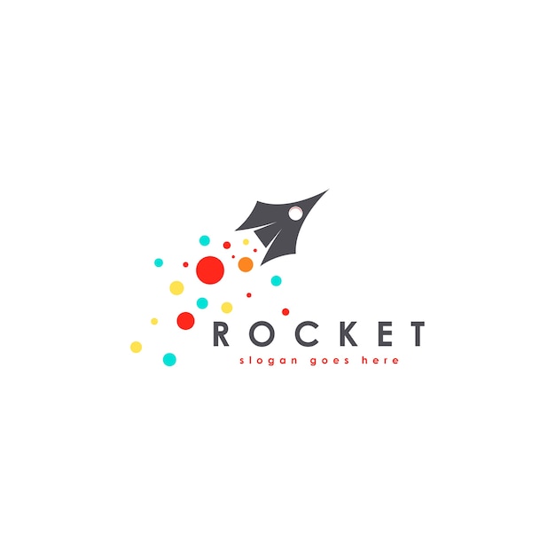 Modèle de logo Rocket