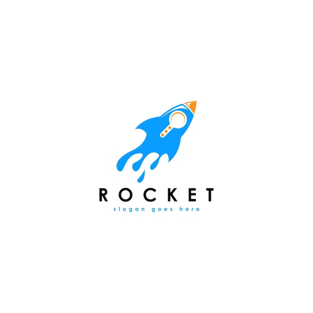 Modèle de logo Rocket