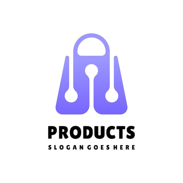 Modèle De Logo De Sac De Produits Technologiques