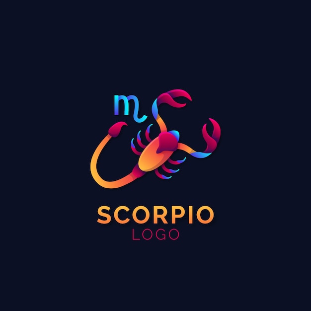 Modèle De Logo Scorpion Dégradé