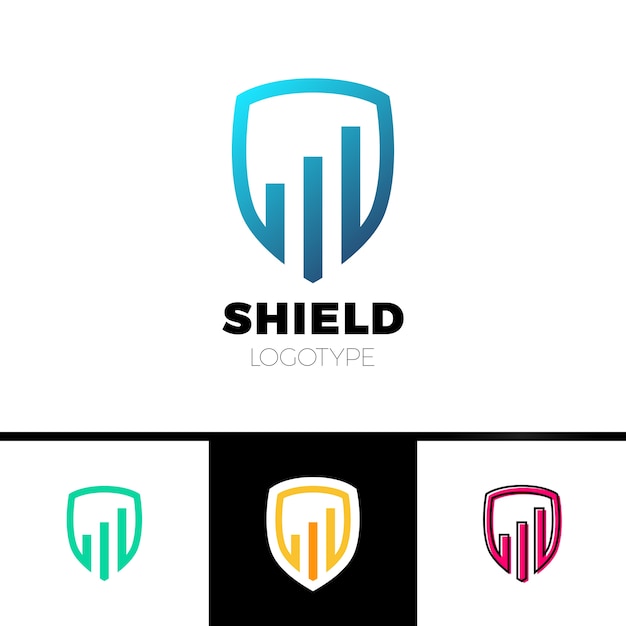 Modèle De Logo Sécurisé Rate Shield