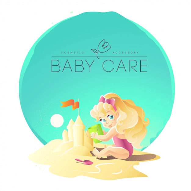 Modèle De Logo De Soins Bébé