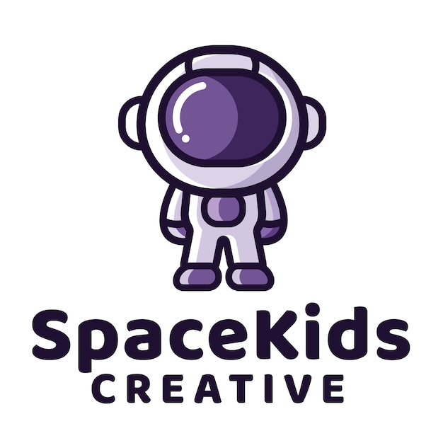 Modèle de logo Space Kids