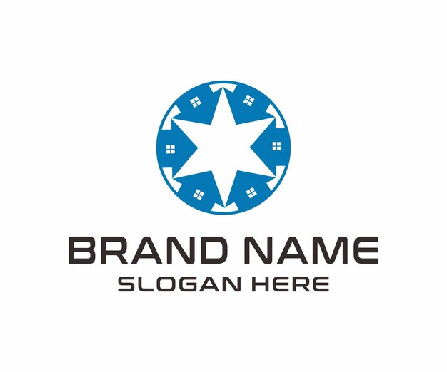 Modèle De Logo Star Home