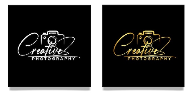Vecteur modèle de logo de studio de photographie photographe photo entreprise marque identité visuelle