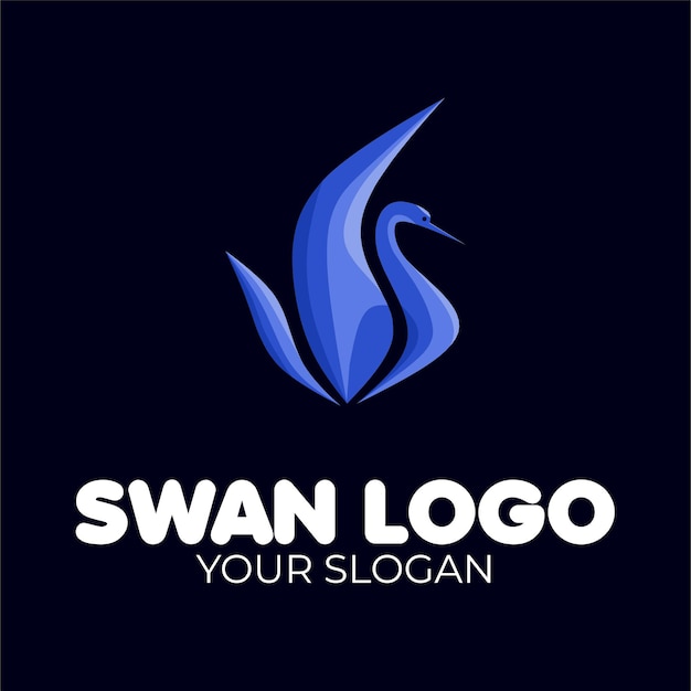 Modèle de logo Swan