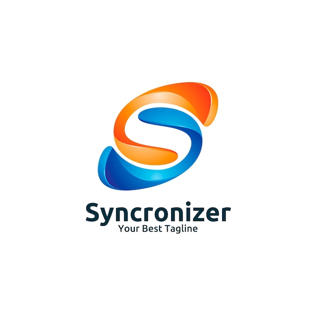 Modèle De Logo Syncronizer