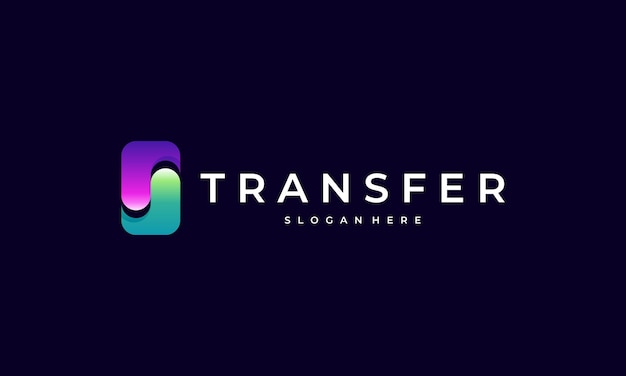 Modèle De Logo De Transfert Moderne