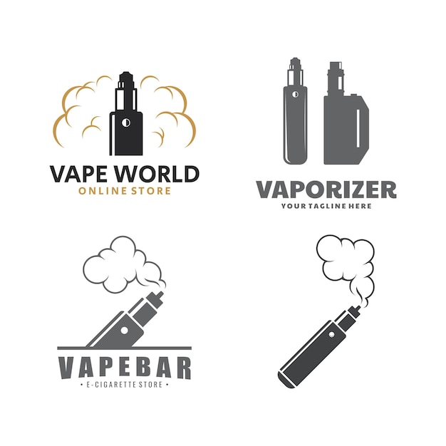 Modèle De Logo Vape Ou Ecigarette