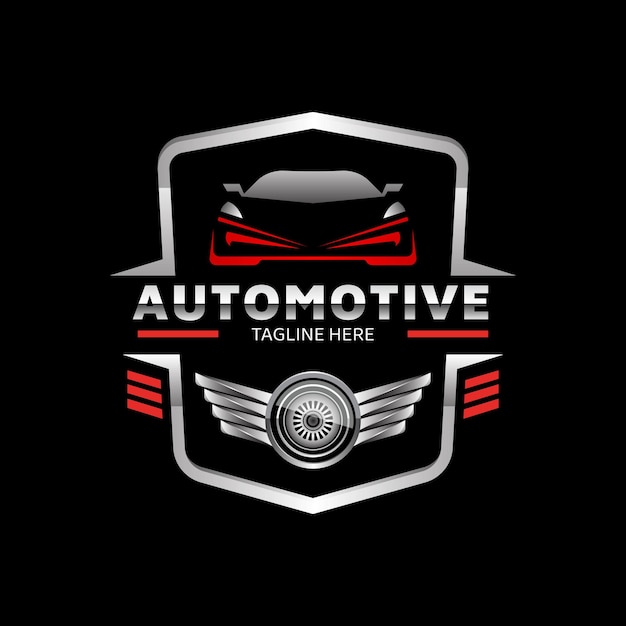 Modèle De Logo Vectoriel Emblème De Voiture De Sport Automobile