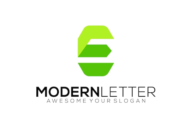 Vecteur modèle de logo vectoriel de lettre e conception du logo