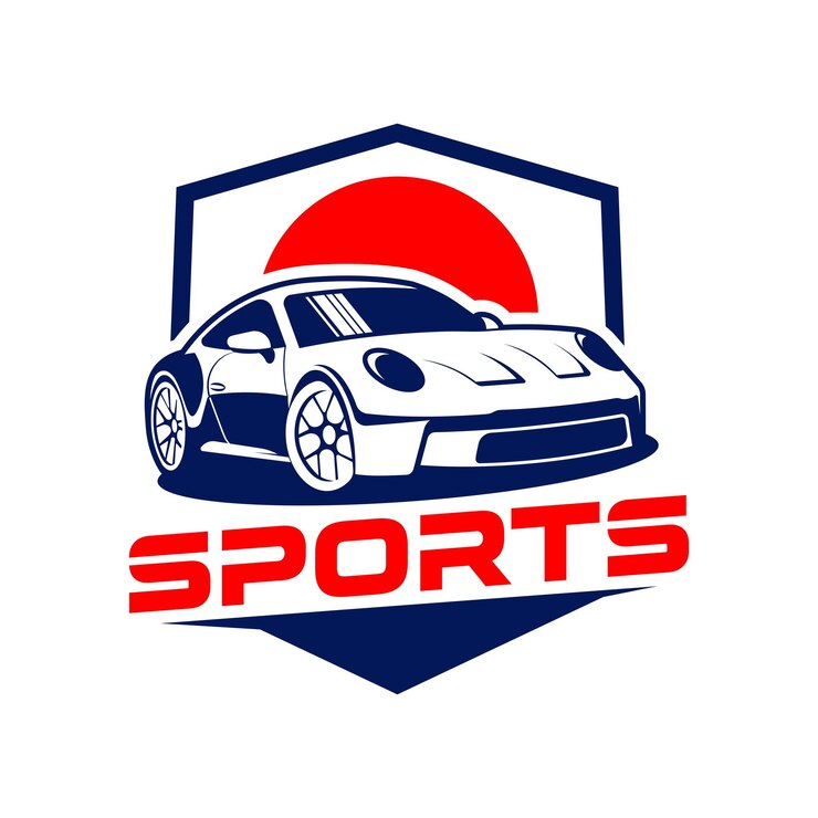 Vecteur modèle de logo vectoriel de sport automobile