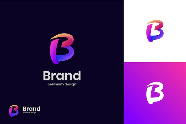 Le Modèle De Logo Vectoriel Vibrant Et Coloré Abstrait