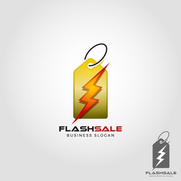 Modèle De Logo De Vente Flash