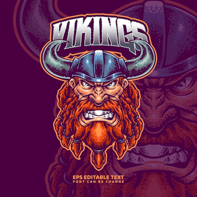 Modèle De Logo Viking