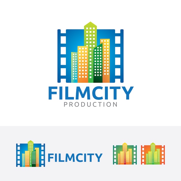 Modèle De Logo De Ville De Film