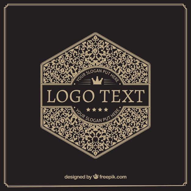 Modèle De Logo Vintage Et Luxe