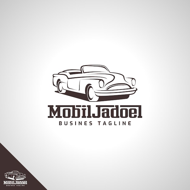 Modèle De Logo De Voiture Vintage