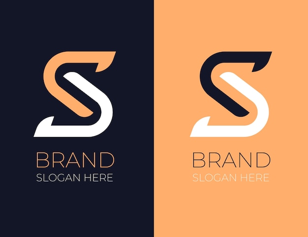 Modèle De Logotype Ss Professionnel