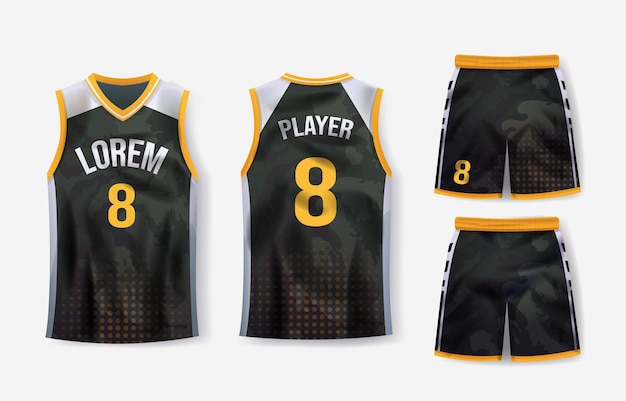 Modèle De Maillot De Basketball