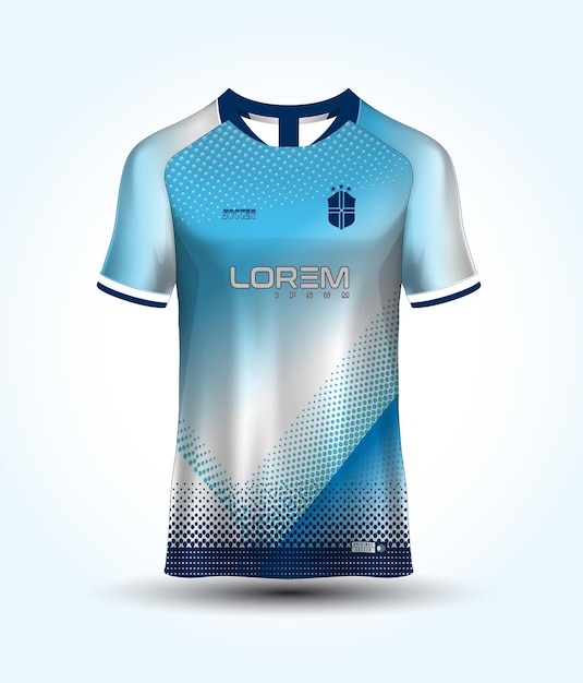 Modèle de maillot de football vectoriel vectoriel design de t-shirt sportif