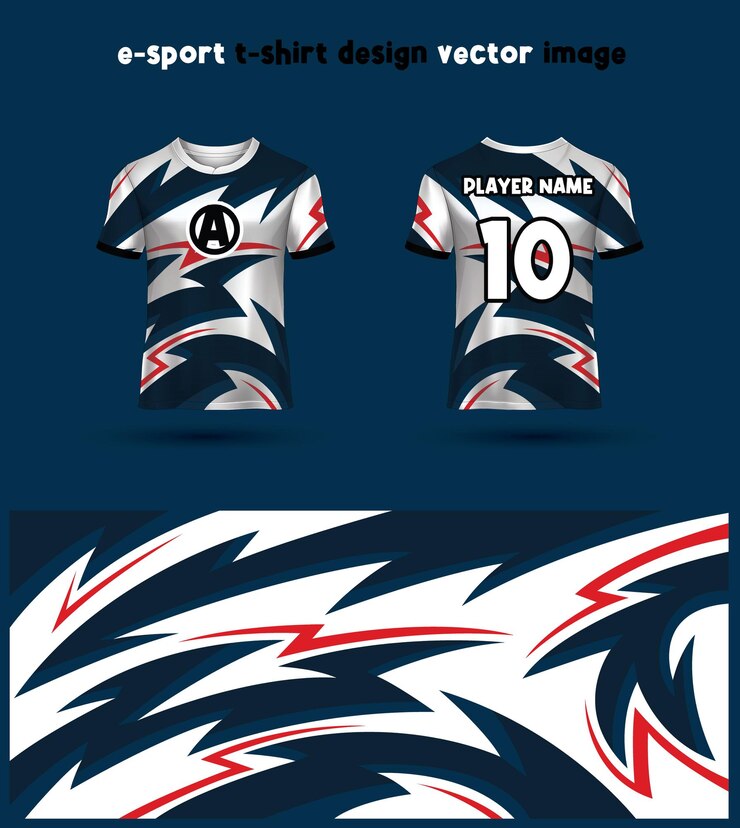 Modèle de maillot de T-shirt Esports Gaming
