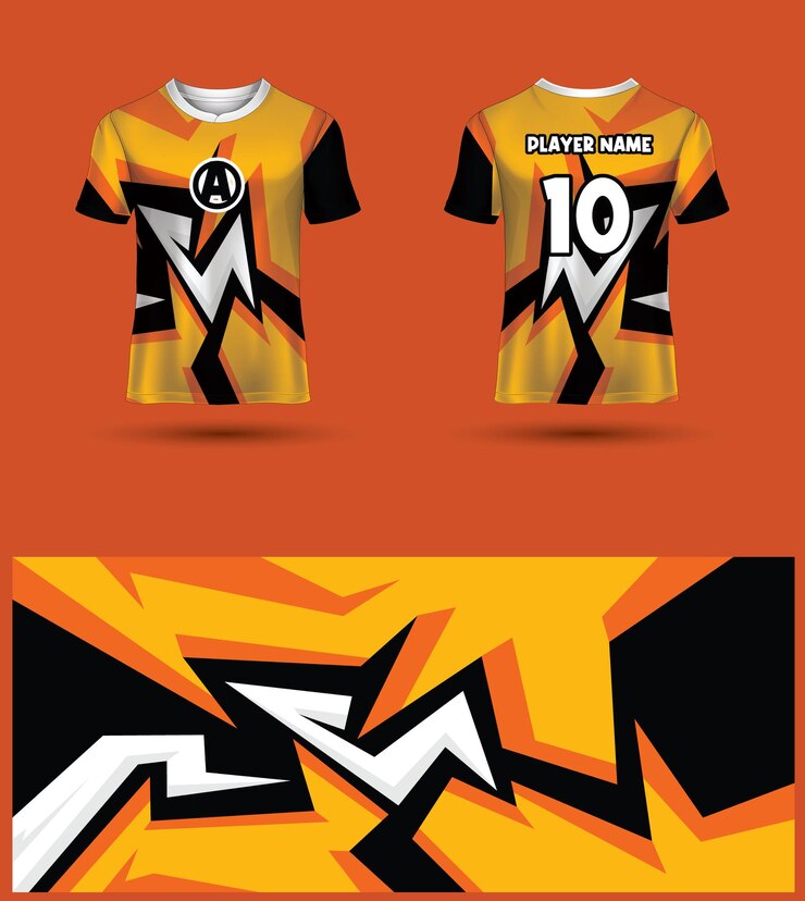 Modèle de maillot de T-shirt Esports Gaming