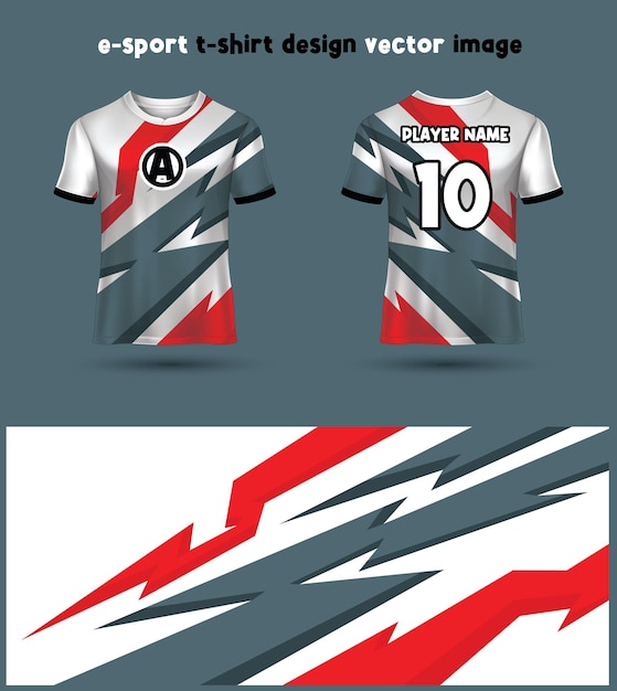 Modèle De Maillot De T-shirt Esports Gaming