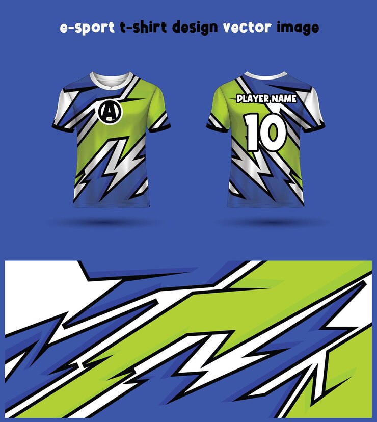 Modèle de maillot de T-shirt Esports Gaming