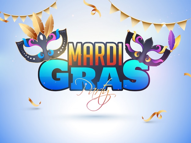 Modèle de mardi gras.