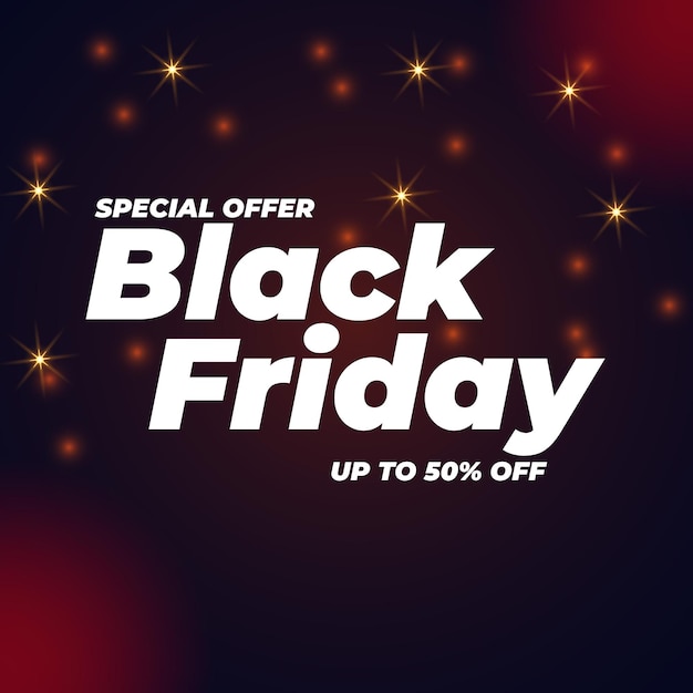 Modèle de média social Black Friday Sale