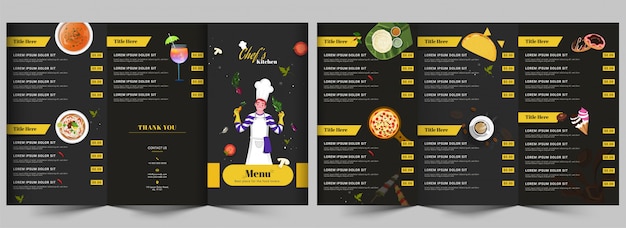 Modèle De Menu De Restaurant