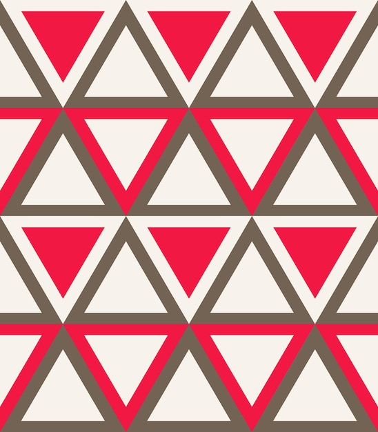 Modèle de mode avec des triangles