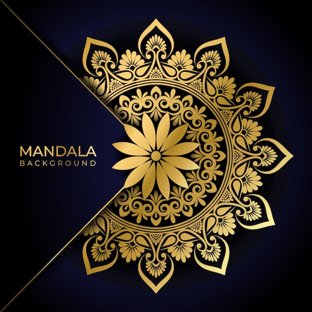 Modèle De Modèle De Conception De Mandala De Luxe