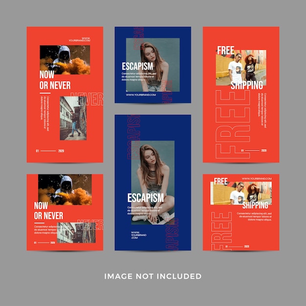 Modèle modifiable de bannières de médias sociaux pour le marketing numérique