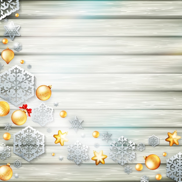 Modèle de Noël avec découpe de papier.