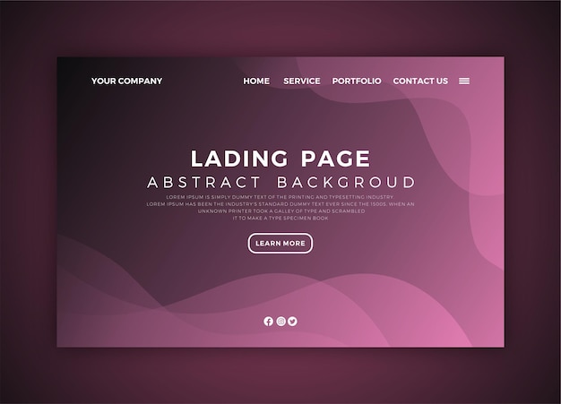 Modèle de page de chargement